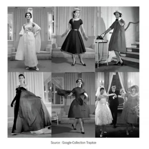 Yves Saint Laurent- Quelques robes portées par des mannequins-Collection YSL-1556