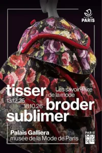 Tisser, Broder, Sublimer, expositions 2025, affiche