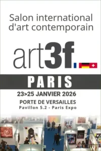 Le Salon art3f, Paris 2026, affiche trouvée sur le web